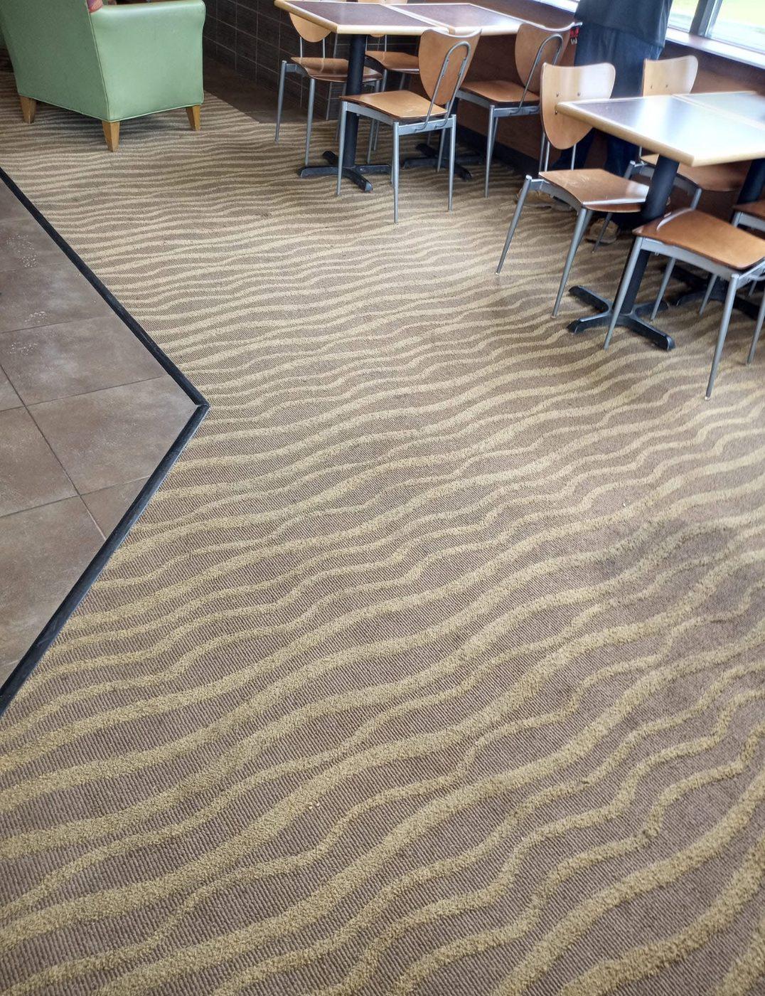Café seating area finished and back in use